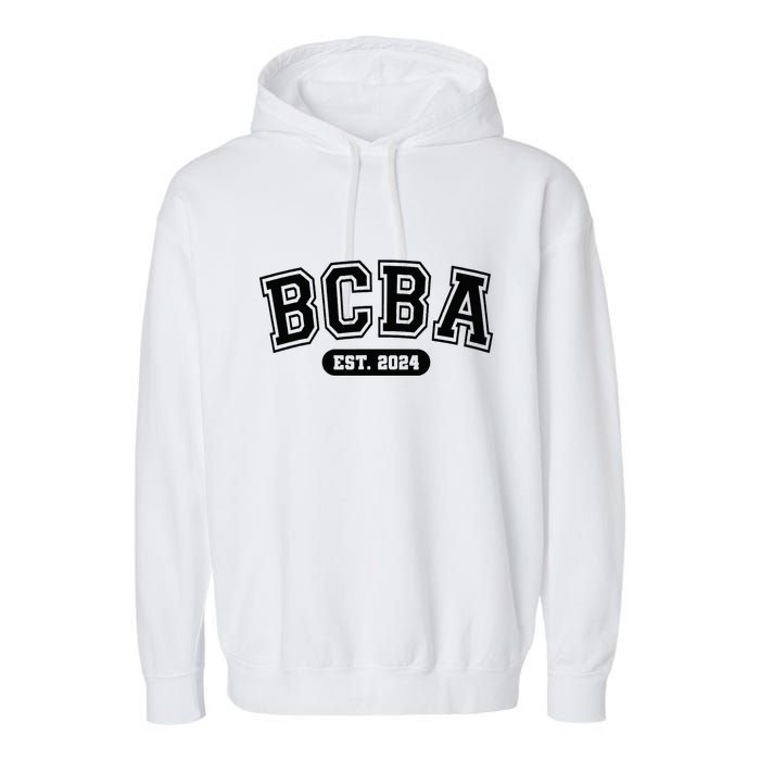 Future Behavior Analyst Bcba In Progress Training Est 2024 Garment-Dyed Fleece Hoodie