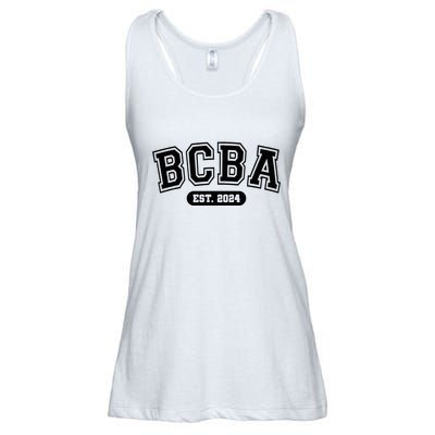 Future Behavior Analyst Bcba In Progress Training Est 2024 Ladies Essential Flowy Tank