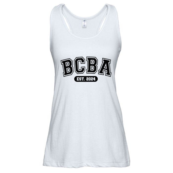 Future Behavior Analyst Bcba In Progress Training Est 2024 Ladies Essential Flowy Tank