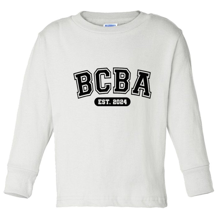 Future Behavior Analyst Bcba In Progress Training Est 2024 Toddler Long Sleeve Shirt