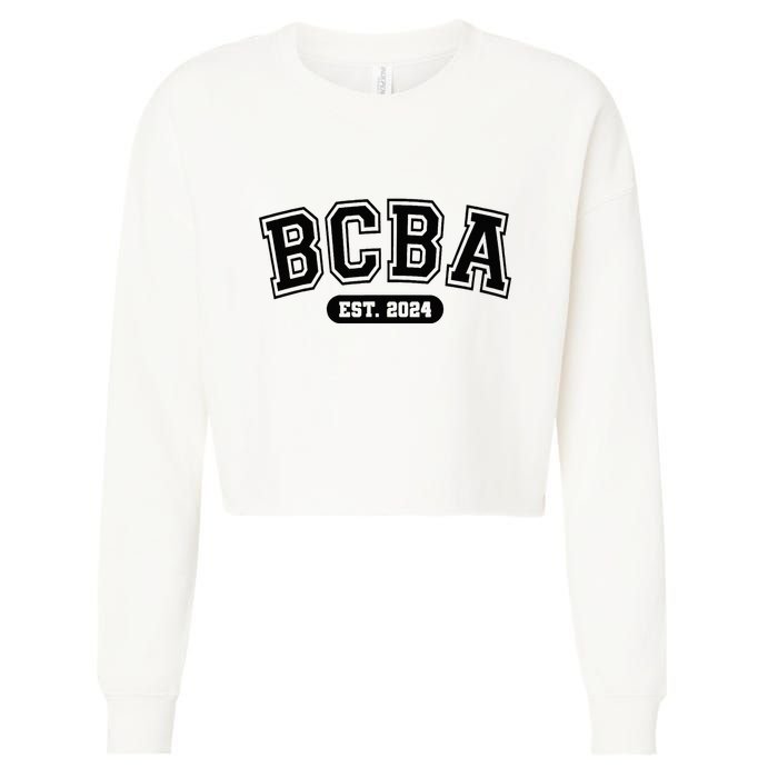 Future Behavior Analyst Bcba In Progress Training Est 2024 Cropped Pullover Crew