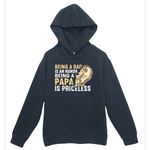 Father´s Being A Dad Is An Honor Being A Papa Is Priceless Gift Urban Pullover Hoodie