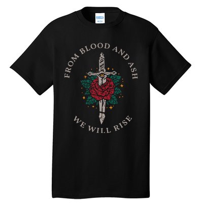 From Blood And Ash Sweatshirt We Will Rise Sweater Book Tall T-Shirt