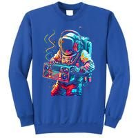 Funky Boombox Astronaut In Space Graphic And Teens Gift Sweatshirt