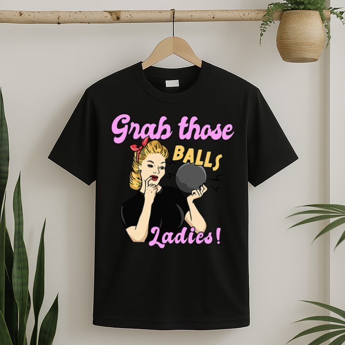 Funny Bowling Art For Bowler Ball Bowling Lover T-Shirt