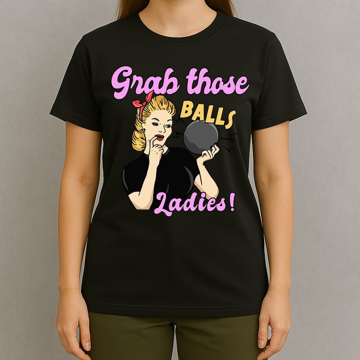 Funny Bowling Art For Bowler Ball Bowling Lover T-Shirt