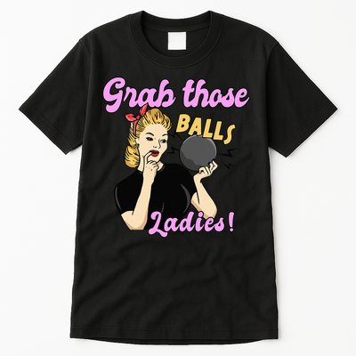 Funny Bowling Art For Bowler Ball Bowling Lover Tall T-Shirt