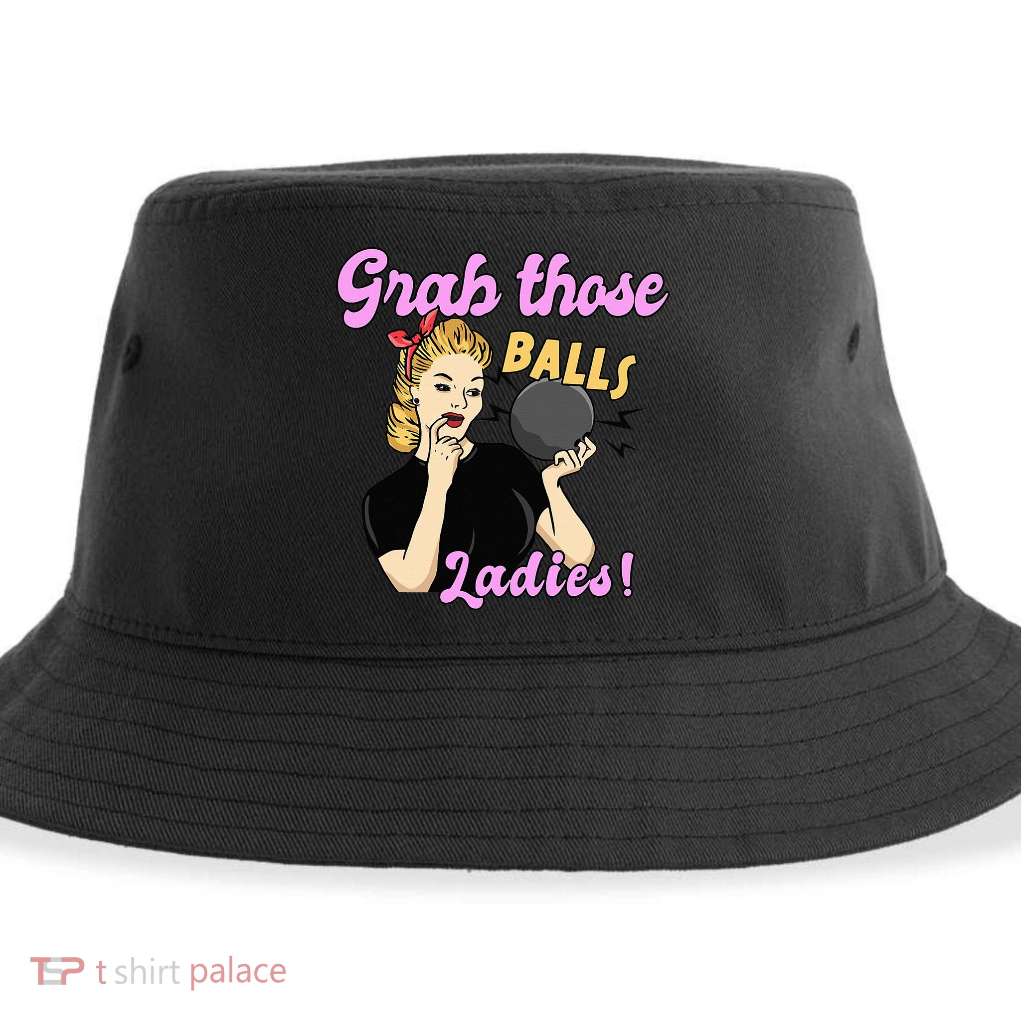 Funny Bowling Art For Bowler Ball Bowling Lover Sustainable Bucket Hat