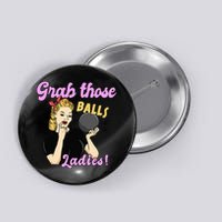 Funny Bowling Art For Bowler Ball Bowling Lover Button
