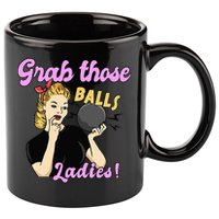 Funny Bowling Art For Bowler Ball Bowling Lover 11oz C Handle Ceramic Mug