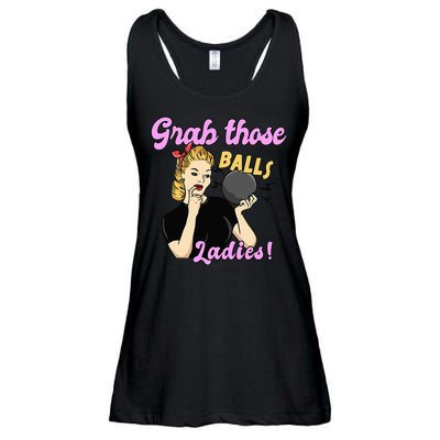 Funny Bowling Art For Bowler Ball Bowling Lover Ladies Essential Flowy Tank