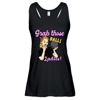 Funny Bowling Art For Bowler Ball Bowling Lover Ladies Essential Flowy Tank