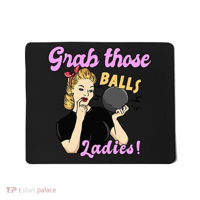 Funny Bowling Art For Bowler Ball Bowling Lover Mousepad