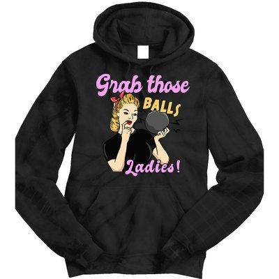 Funny Bowling Art For Bowler Ball Bowling Lover Tie Dye Hoodie
