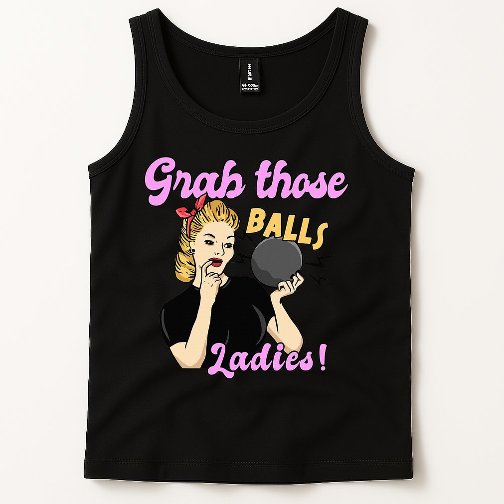 Funny Bowling Art For Bowler Ball Bowling Lover Tank Top