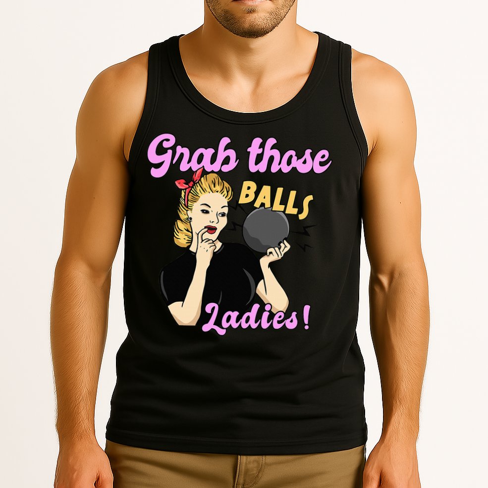 Funny Bowling Art For Bowler Ball Bowling Lover Tank Top