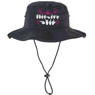 funny Birthday ASL American Sign Language Bucket Hat