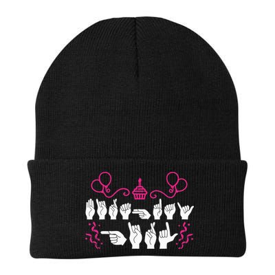 funny Birthday ASL American Sign Language Beanie