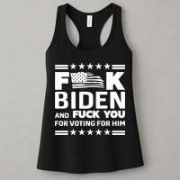 F*ucK Biden And F You For Voting For Him Womens Tank Top