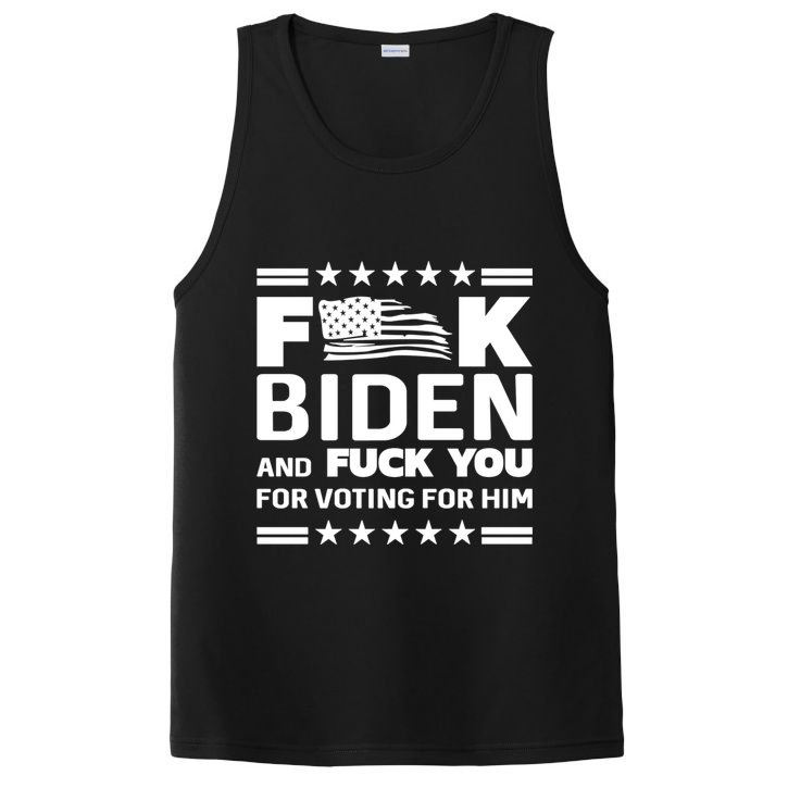 F*ucK Biden And F You For Voting For Him PosiCharge Competitor Tank