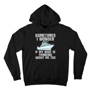 Funny Boat Art For Men Women Boating Watercraft Boat Owner Hoodie