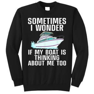 Funny Boat Art For Men Women Boating Watercraft Boat Owner Sweatshirt