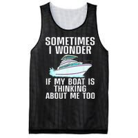 Funny Boat Art For Men Women Boating Watercraft Boat Owner Mesh Reversible Basketball Jersey Tank