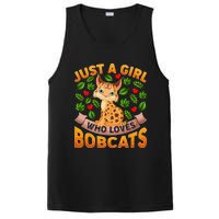 Funny Bobcat Animal Lover Just A Girl Who Loves Bobcats PosiCharge Competitor Tank