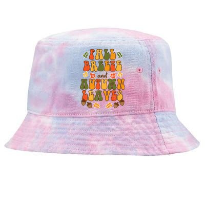 Fall Breeze Autumn Leaves Happy Thanksgiving  Tie-Dyed Bucket Hat