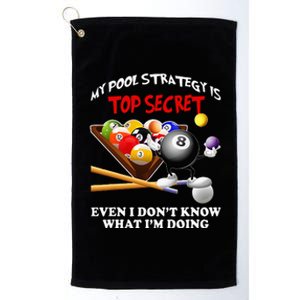 Funny Billiards Art For Men Women Billiards Pool Players Platinum Collection Golf Towel