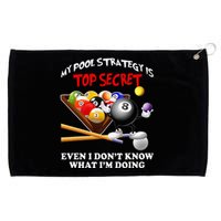 Funny Billiards Art For Men Women Billiards Pool Players Grommeted Golf Towel