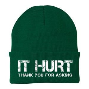 Funny Broken Arm Or Broken Leg Knit Cap Winter Beanie