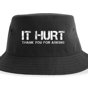 Funny Broken Arm Or Broken Leg Sustainable Bucket Hat