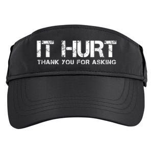 Funny Broken Arm Or Broken Leg Adult Drive Performance Visor