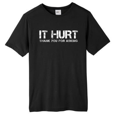 Funny Broken Arm Or Broken Leg Tall Fusion ChromaSoft Performance T-Shirt