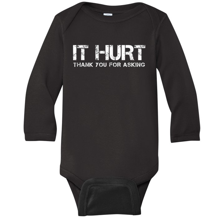 Funny Broken Arm Or Broken Leg Baby Long Sleeve Bodysuit