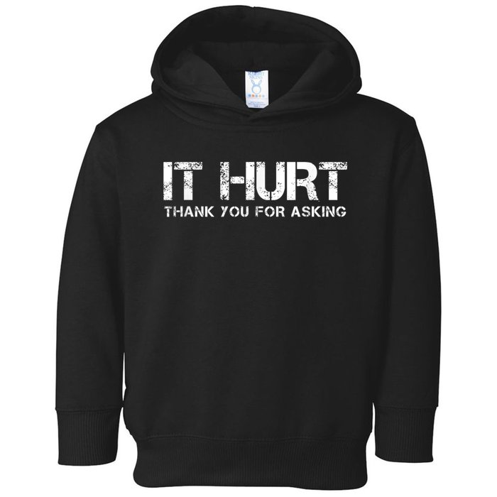 Funny Broken Arm Or Broken Leg Toddler Hoodie