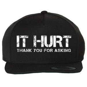 Funny Broken Arm Or Broken Leg Wool Snapback Cap