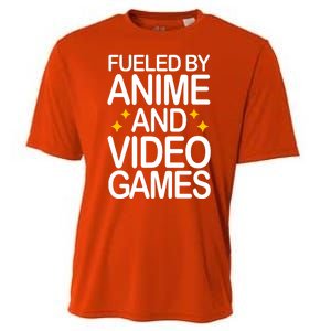 Fueled By Anime And Video Games Gaming Cooling Performance Crew T-Shirt