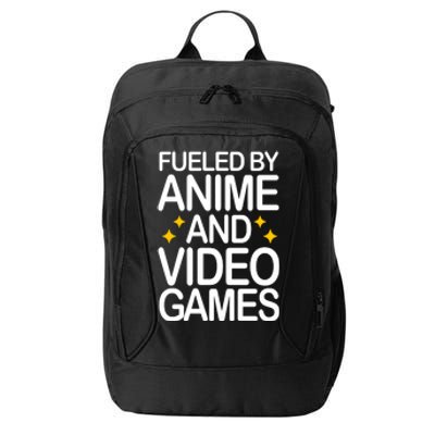 Fueled By Anime And Video Games Gaming City Backpack