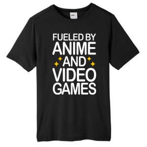 Fueled By Anime And Video Games Gaming Tall Fusion ChromaSoft Performance T-Shirt