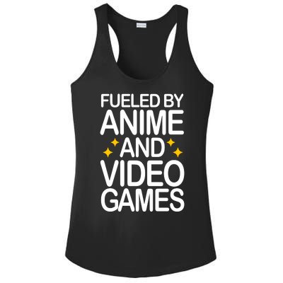 Fueled By Anime And Video Games Gaming Ladies PosiCharge Competitor Racerback Tank