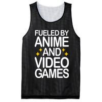 Fueled By Anime And Video Games Gaming Mesh Reversible Basketball Jersey Tank