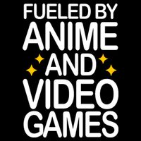 Fueled By Anime And Video Games Gaming Youth Performance Sprint T-Shirt