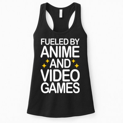 Fueled By Anime And Video Games Gaming Womens Tank Top