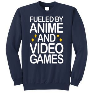 Fueled By Anime And Video Games Gaming Sweatshirt