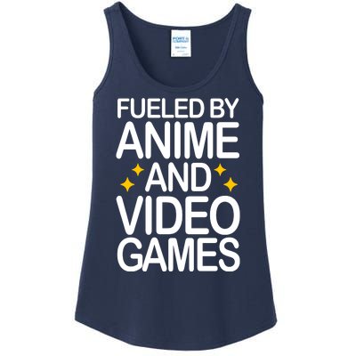 Fueled By Anime And Video Games Gaming Ladies Essential Tank