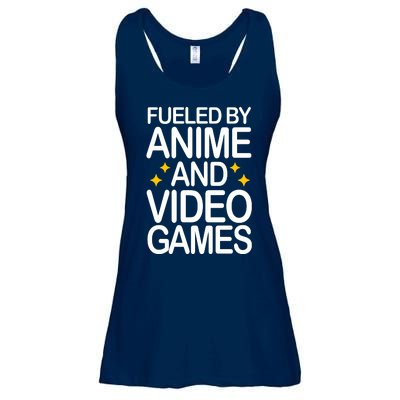 Fueled By Anime And Video Games Gaming Ladies Essential Flowy Tank