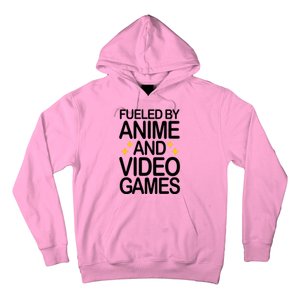 Fueled By Anime And Video Games Gaming Hoodie