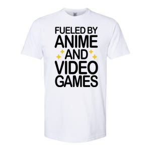 Fueled By Anime And Video Games Gaming Softstyle CVC T-Shirt